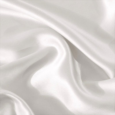 White Ivory Silk Bedding Set